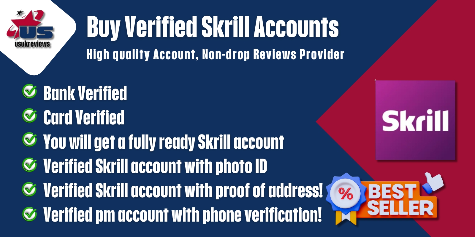 Buy Verified Skrill Accounts